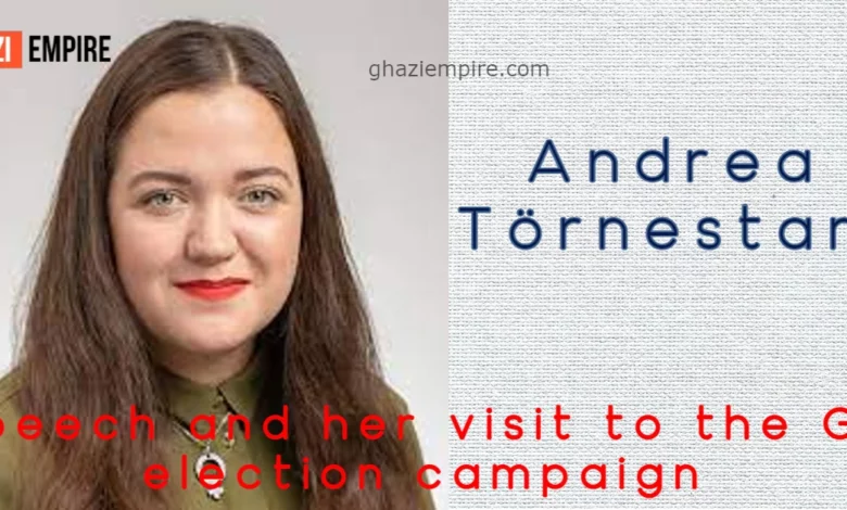 Andrea Törnestam speech and her visit to the GS election campaign