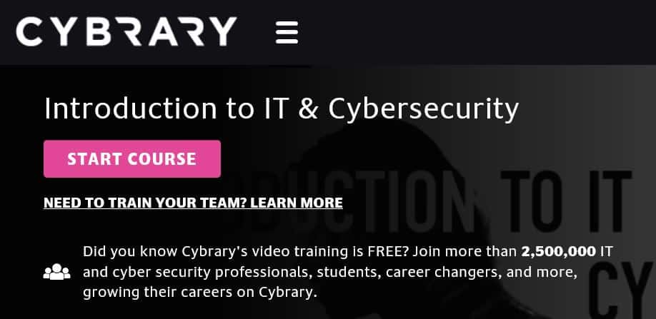 5. Cybrary Introduction to IT and Cybersecurity: