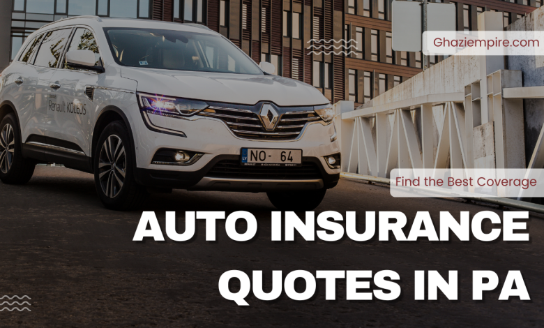 Auto Insurance Quotes in PA